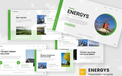 Energie - Google Slides-sjabloon voor zonne-energie