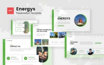 Energys — Шаблон Powerpoint для солнечной энергии