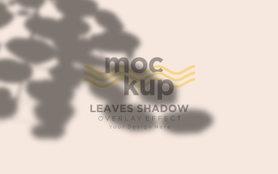 Leaves Shadow Overlay Effect Mockup 279