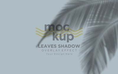 Leaves Shadow Overlay Effect Mockup 294