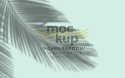 Leaves Shadow Overlay Effect Mockup 295