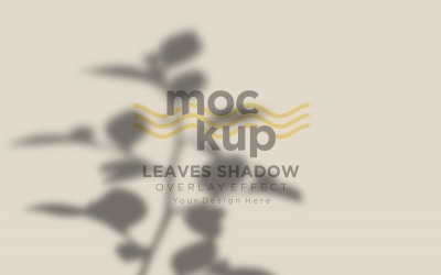 Leaves Shadow Overlay Effect Mockup 296