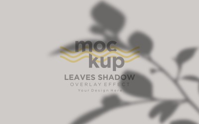 Leaves Shadow Overlay Effect Mockup 297