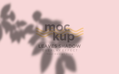 Leaves Shadow Overlay Effect Mockup 298