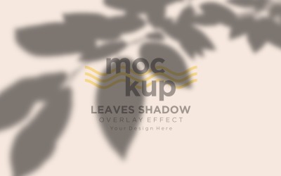 Leaves Shadow Overlay Effect Mockup 299