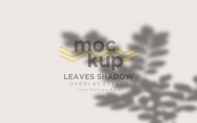 Leaves Shadow Overlay Effect Mockup 300