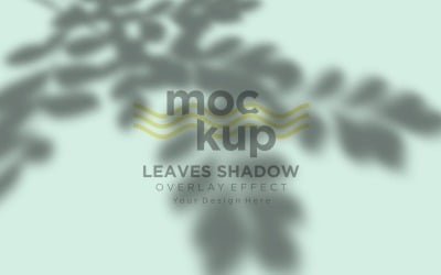 Leaves Shadow Overlay Effect Mockup 305