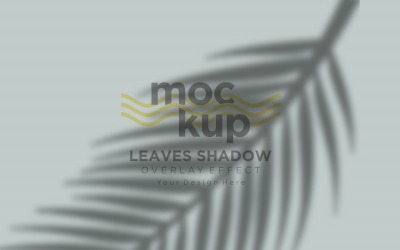 Leaves Shadow Overlay Effect Mockup 313