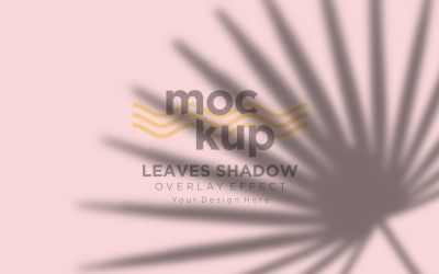 Leaves Shadow Overlay Effect Mockup 318