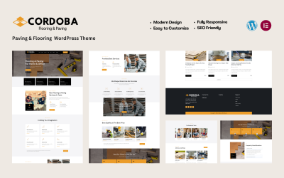 Cordoba - Služby podlah a dlažeb WP Theme