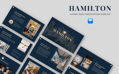 Hamilton - Plantilla de Keynote de hotel de lujo