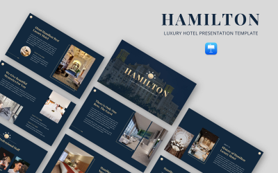 Hamilton — szablon prezentacji luksusowego hotelu