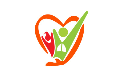 Modelo de Logotipo de Cuidados de Saúde para Asma