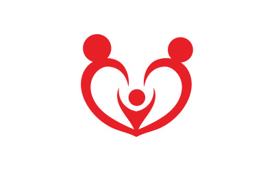 Coração Amor Clipe Símbolo Ícone Vector iIlustration v12