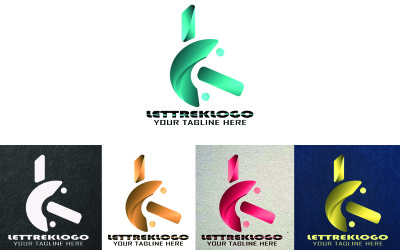 Lettera K Logo per azienda