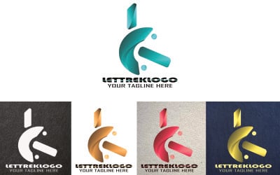 Písmeno K Logo Pro Společnost