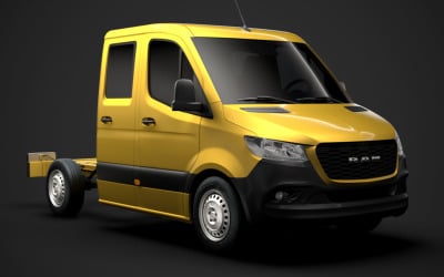 RAM Sprinter Chassis Crew Cab L1 FWD 2020 3D Model