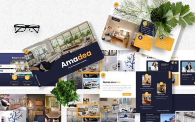 Amadea — szablon prezentacji wnętrza