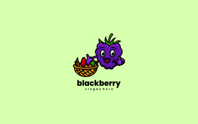 Blackberry Mascot rajzfilm logó