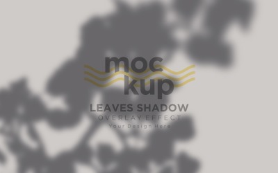 Leaves Shadow Overlay Effect Mockup 447