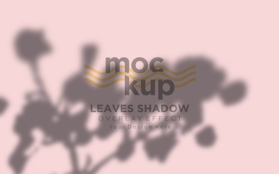Leaves Shadow Overlay Effect Mockup 448