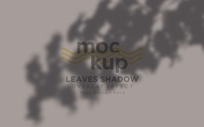 Leaves Shadow Overlay Effect Mockup 452