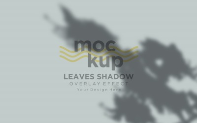 Leaves Shadow Overlay Effect Mockup 453