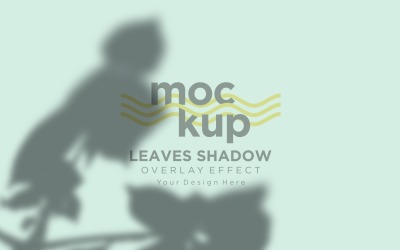 Leaves Shadow Overlay Effect Mockup 456