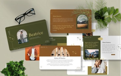 Beatrice - Fashion Googleslide Template