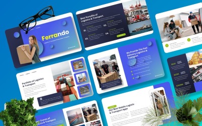 Ferrando - 物流Powerpoint模板