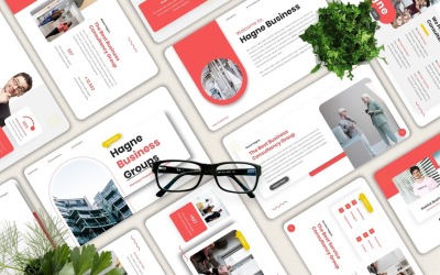 Hagne - Шаблон Keynote Pitch Deck
