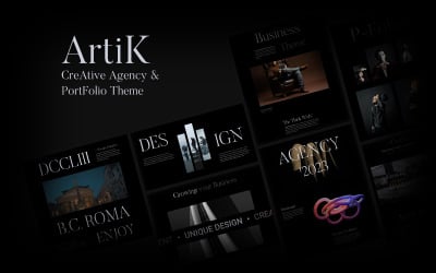 Artik - HTML5 创意机构和作品集模板