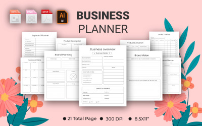 Business Planner do druku ZESTAW