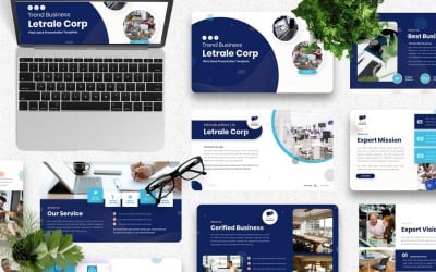 Letrale - Modello di diapositiva Google Pitch Deck