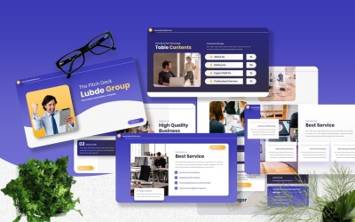 Lubde - Pitch Deck Googleslide Template