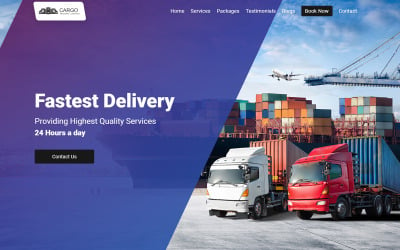 Movers — Bootstrap-шаблон целевой страницы грузовой и логистической компании