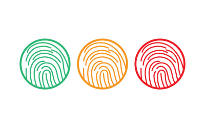 Fingerprint security system logo v3