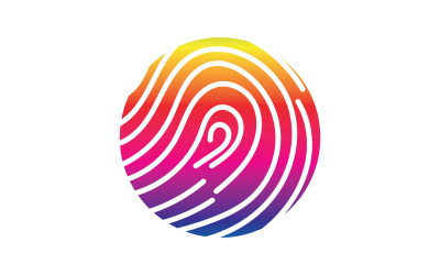 Fingerprint security system logo v4