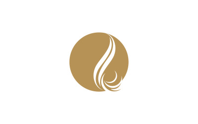 Hair treatment health vector logo version v13