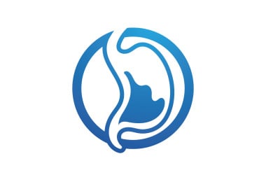 Stomach care logo icon designs v10