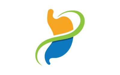 Stomach care logo icon designs v8