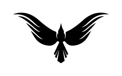 Aile d&amp;#39;oiseau vol animal logo vector design version 6