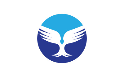 Aile d&amp;#39;oiseau volant animal logo vector design version 24