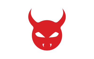 Diable icône logo vector design v2