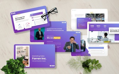 Farren - Modello di diapositiva di Google per Pitch Deck