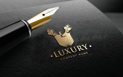 Luxusní šablona Pro písmeno L Logo