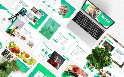 Runne — szablon Googleslide dotyczący zdrowego stylu życia