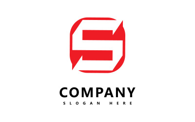 S letra empresa logo icono vector V7