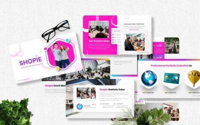 Shopie – маркетинговий шаблон Keynote