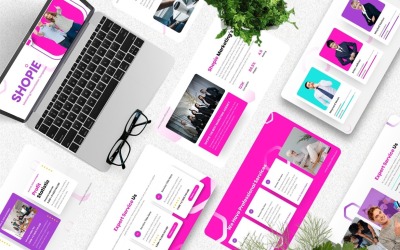 Shopie — marketingowy szablon Googleslide